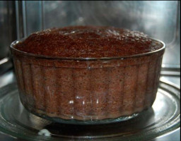 Receta de Bizcocho al microondas