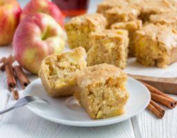 Receta de Brownie de manzana