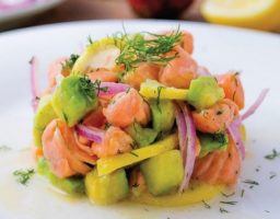 Ceviche de salmón