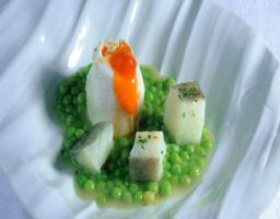 Receta de Bacalao con guisantes