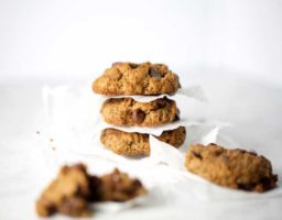 Galletas de chia y chocolate