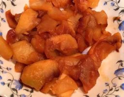 Manzanas caramelizadas