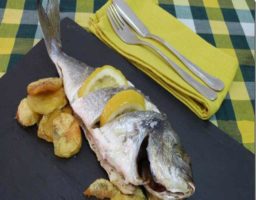 Dorada al limón en microondas