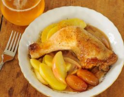 Pollo a la Manzana
