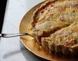 Quiche rápida al microondas