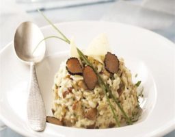 Risotto de trufa y setas