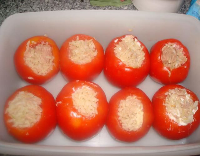 Receta de Tomates rellenos de arroz
