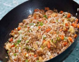 Receta de Arroz con salchichas