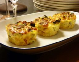 Flan de Puerros y Quesos