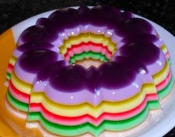 Receta de Gelatina de colores