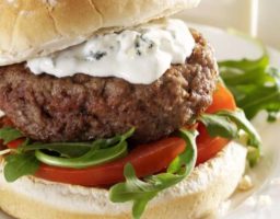 Hamburguesas Caseras con Queso Roquefort