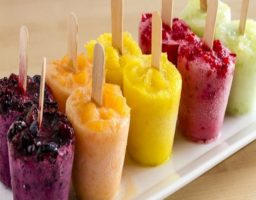 Helado de frutas casero