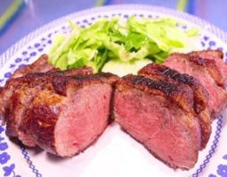 Magret de pato a la plancha