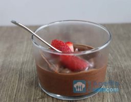 Mousse de chocolate sin huevo