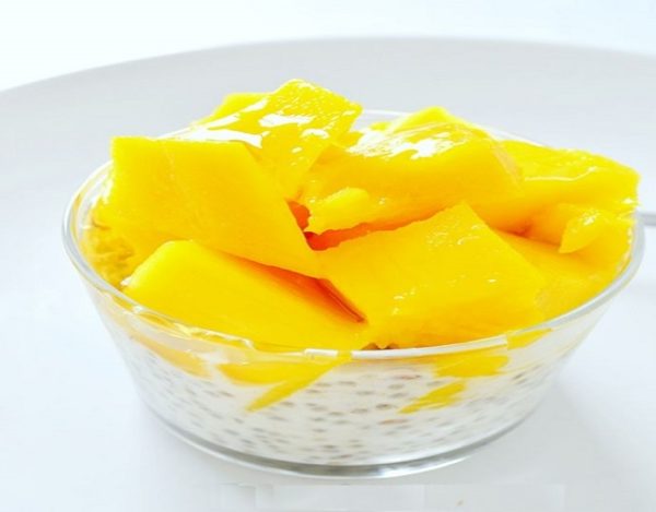 Pudding de mango