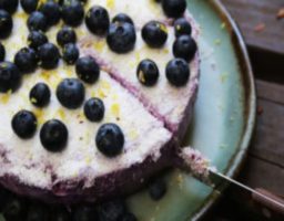 Receta de Cheesecakes de arándanos