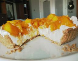 Receta de Tarta mascarpone y mango