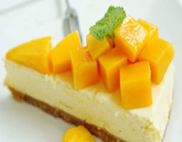 Pastel de Mango Sin Horno