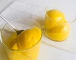 Sorbete de mango