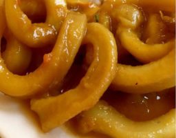 Receta de Anillas de calamar encebollada