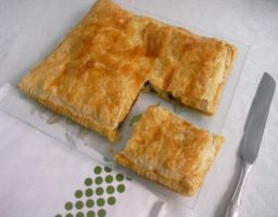 Receta de Empanada morcilla y pera