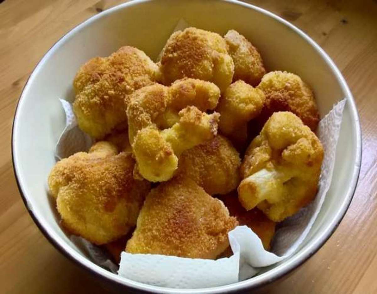 Receta de Coliflor rebozada crujiente