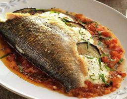 Dorada rellena al horno