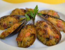 Receta de Mejillones al horno