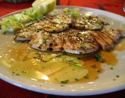Receta de Emperador en salsa verde