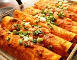 Enchiladas de pollo mexicanas
