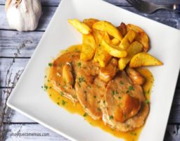 Receta de Filetes de lomo al ajillo