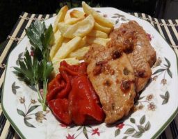 Filetes de lomo al vino
