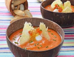 Gazpacho de papaya