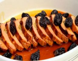 Receta de Lomo con ciruelas