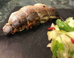 Lubina Rellena de Gambas