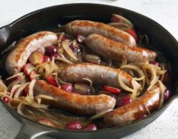 Salchichas Encebolladas