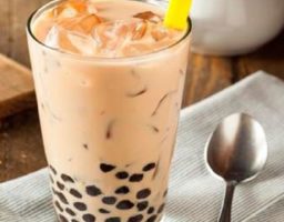 Té de burbujas con perlas de tapioca