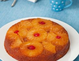 Tarta de piña al revés