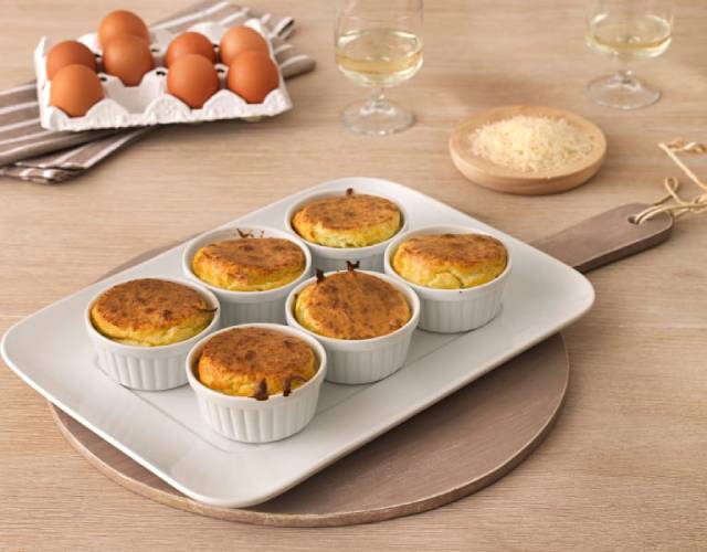 Receta de Soufflé de queso sin gluten
