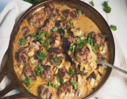 Albóndigas de Pollo a la Jardinera