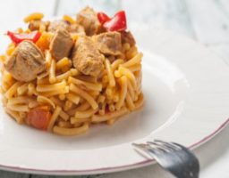 Cazuela de fideos con pollo