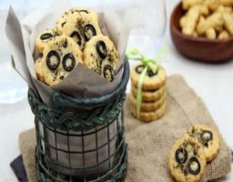 Receta de Galletas saladas de queso y aceitunas