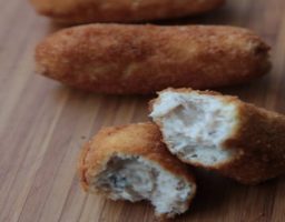 Croquetas de pollo sin bechamel