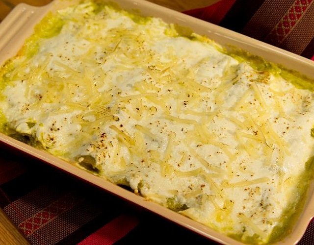Receta de Enchilada suiza