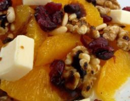 Ensalada de naranja y frutos secos