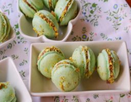 Macarons de pistacho