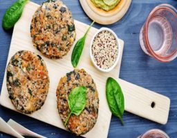 Hamburguesas de Garbanzos y Quinoa