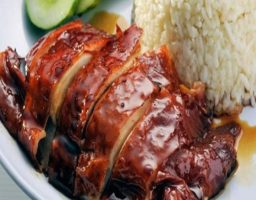 Pollo en salsa de soja y miel