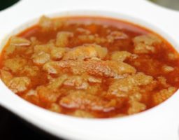 Sopa de ajo y patata