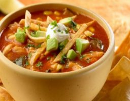 Receta de Sopa de tortilla mexicana